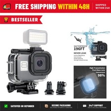 YALLSAME Waterproof Housing Case for GoPro HERO8 Black 60M