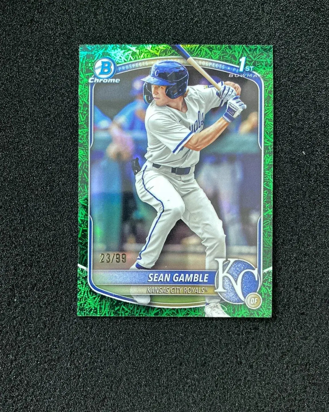 2025 Topps Bowman Draft Chrome Sean Gamble #BDC-178 Green Grass /99 1st QI95