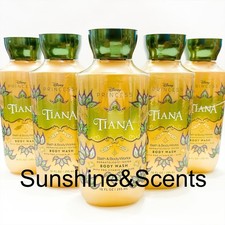 5-PACK Bath  Body Works DISNEY PRINCESS TIANA Body Wash Shower Gel 10oz Ea. NEW