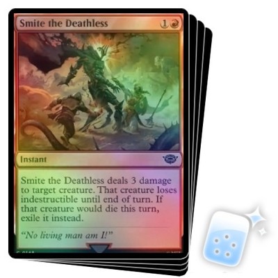 FOIL SMITE THE DEATHLESS X4 The Lord Of The Rings Magic MTG MINT CARD