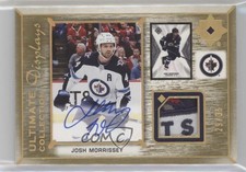 2022 Upper Deck Ultimate Collection 29/35 Josh Morrissey #UDA-MO Patch Auto v6h