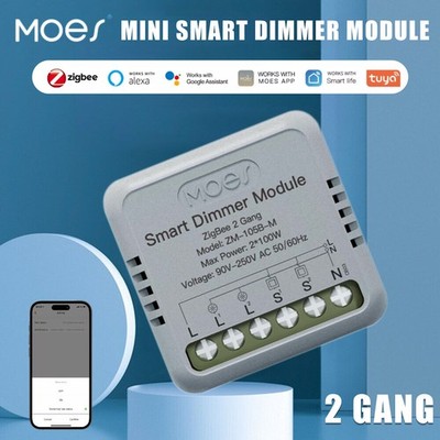 Für ZigBee Mini Smart Dimmer Lichtschalter Modul Unterputz Für Alexa Google App.