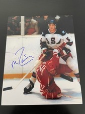 USA 1980 Gold Medal Mike Ramsey Signed 8x10 W/COA