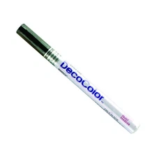 Marvy Deco Color Extra Fine Paint Marker 140-C-1 Permanent Ink Pen Black