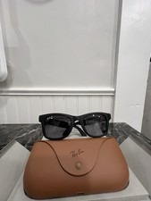 Ray Bans Meta Wayfarer Sunglasses Graphite, Matte Black