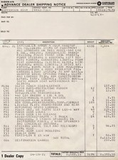 1971 Chrysler Imperial Le Baron Dealer Demo Mfg Window On 65 Lb Paper Copy