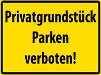 Holzschild 30X40 Cm PrivatgrundstüCk Parkverbot Deko Geschenk Holz Schild