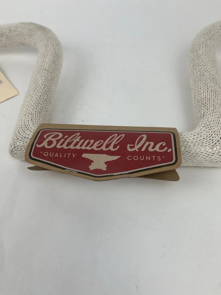 Biltwell 1 pulgada Manillar Frisco cromo con hoyuelos (totalmente nuevo) Foto 2 de 4