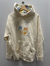 RICK MORTY Season Six Cast And Crew Hoodie Beige Medium