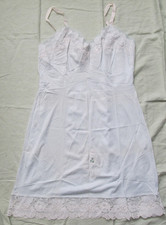 Vintage 50's blue lace Acetate dress slip classic pin-up bombshell