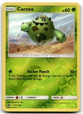 Cacnea 5/111 Common Crimson Invasion Pokemon Reverse Holo Moderately Played A1
