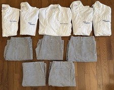 Pierre Chambrin Chef Uniform Lot 10 Pcs Jackets Pants Bragard French Kitchen
