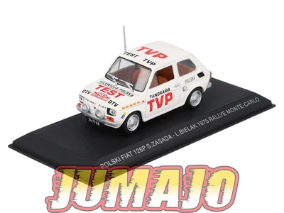 FIA9 VOITURE 1/43 HACHETTE IXO POLSKI FIAT 126P RALLYE MONTE CARLO 1975 ZASADA - Photo 1/4
