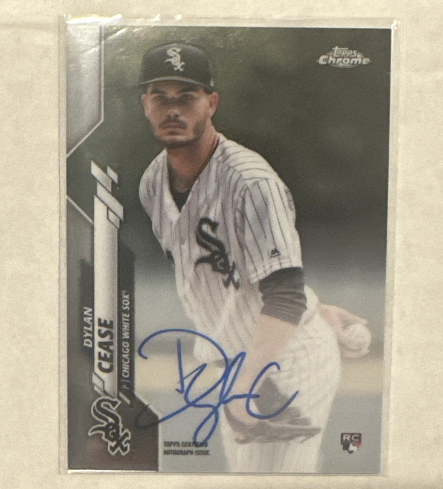 2020 Topps Chrome - Rookie Autographs Dylan Cease #RA-DCE (AU, RC)