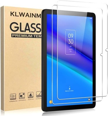 2-Pack Tempered Glass Screen Protector for TCL TAB 10 5G, 9H Anti-Scratch, Bubbl