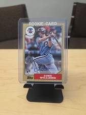 2022 TOPPS #87BA-LWI - LUKE WILLIAMS - 35TH ANNIVERSARY ROOKIE ON-CARD AUTO