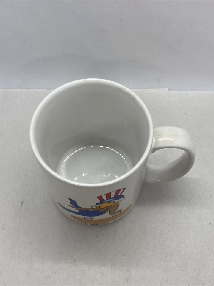 Gymnastics Coffee Mug Los Angeles Olympics Olympic Games Licensed 1984 - Image 3 of 4