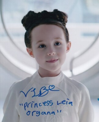 VIVIEN LYRA BLAIR signed Autogramm 20x25cm STAR WARS OBI WAN in Person autograph