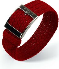 Bracelet de Montre Tissu Imperméable Palma Bracelet-Montre Rouge 20mm 22mm