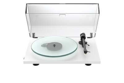 Pro-Ject Plattenspieler T2 Super Phono Weiss Matt inkl Pre-Amp + Sumiko Rainier