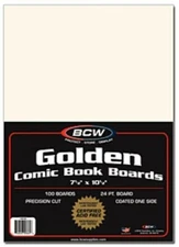 200 BCW Golden Age Comic Book ACID FREE Backing Boards white backers gold era