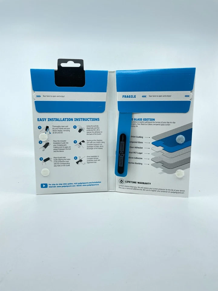 Gadget Guard Black Ice Edition Tempered Glass for IPhone SE / 6 / 6s / 7 / 8 - Image 2 of 3