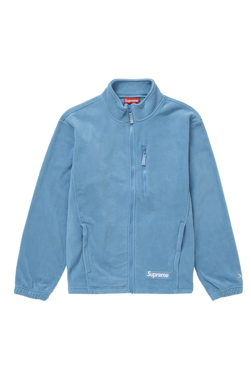 Supreme/Polartec Zip Fleece Jacket Large New Dusty Teal | eBay