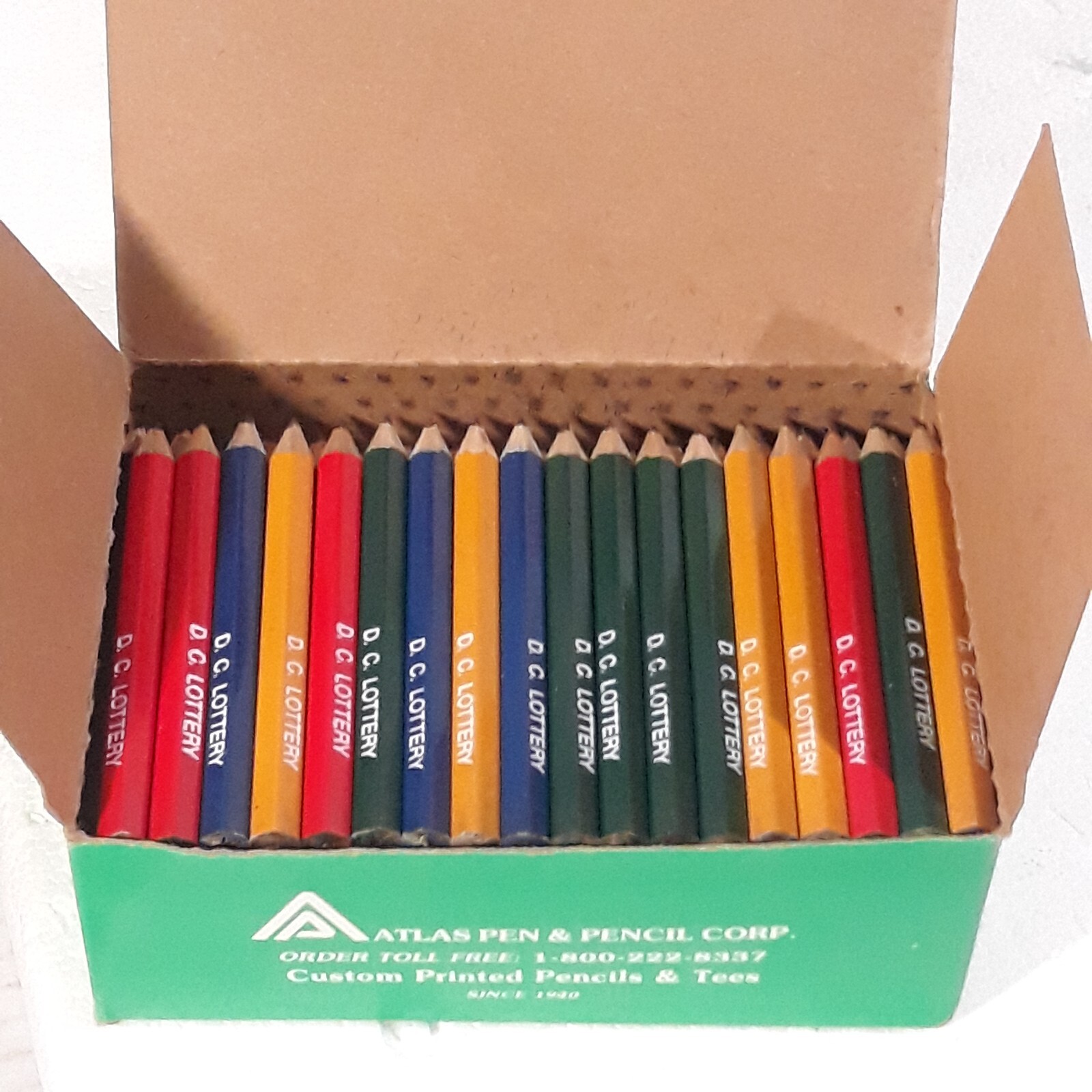 S 1 Gross/ 144 Ct.  Multi Color 3.4" Sharpened