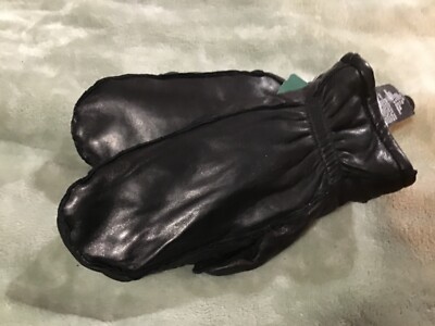 Simons leather mittens ladies small new with tags