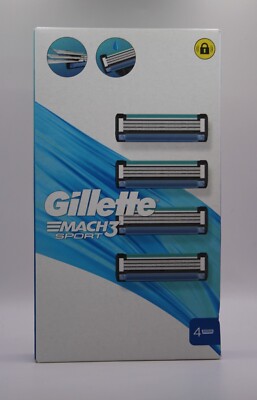 Gillette Mach 3 Sport Rasierklingen 4er Pack (3,48 /1Stück)