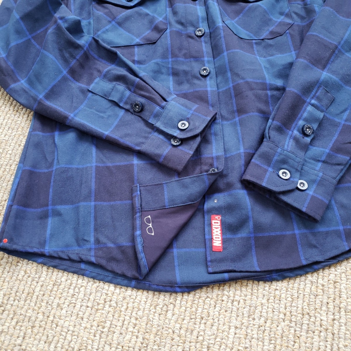 Dixxon x Snap On Tools Flannel Shirt Medium Blue View 4