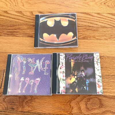 Prince CD Lot 1999 Purple Rain Batman Soundtrack (1989) CDs in LOT  VG
