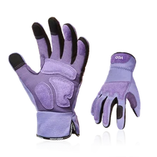 Vgo 1Pair Gardening Gloves Ladies,Safety Work Gloves,Touchscreen ((SL7471)
