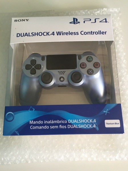 Mando Sony dualshock PS4 azul titanio