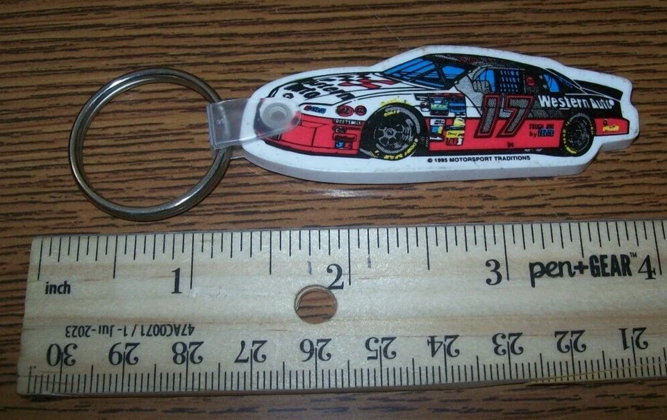 LLAVERO DE CARRERAS NASCAR RELL WALTRIP #17 WESTERN AUTO 1995 Foto 2 de 2