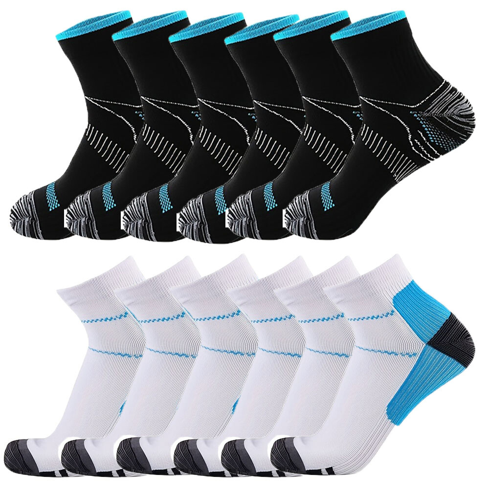 Compression socks for ankle support and foot pain relief from plantar fasciitis-image