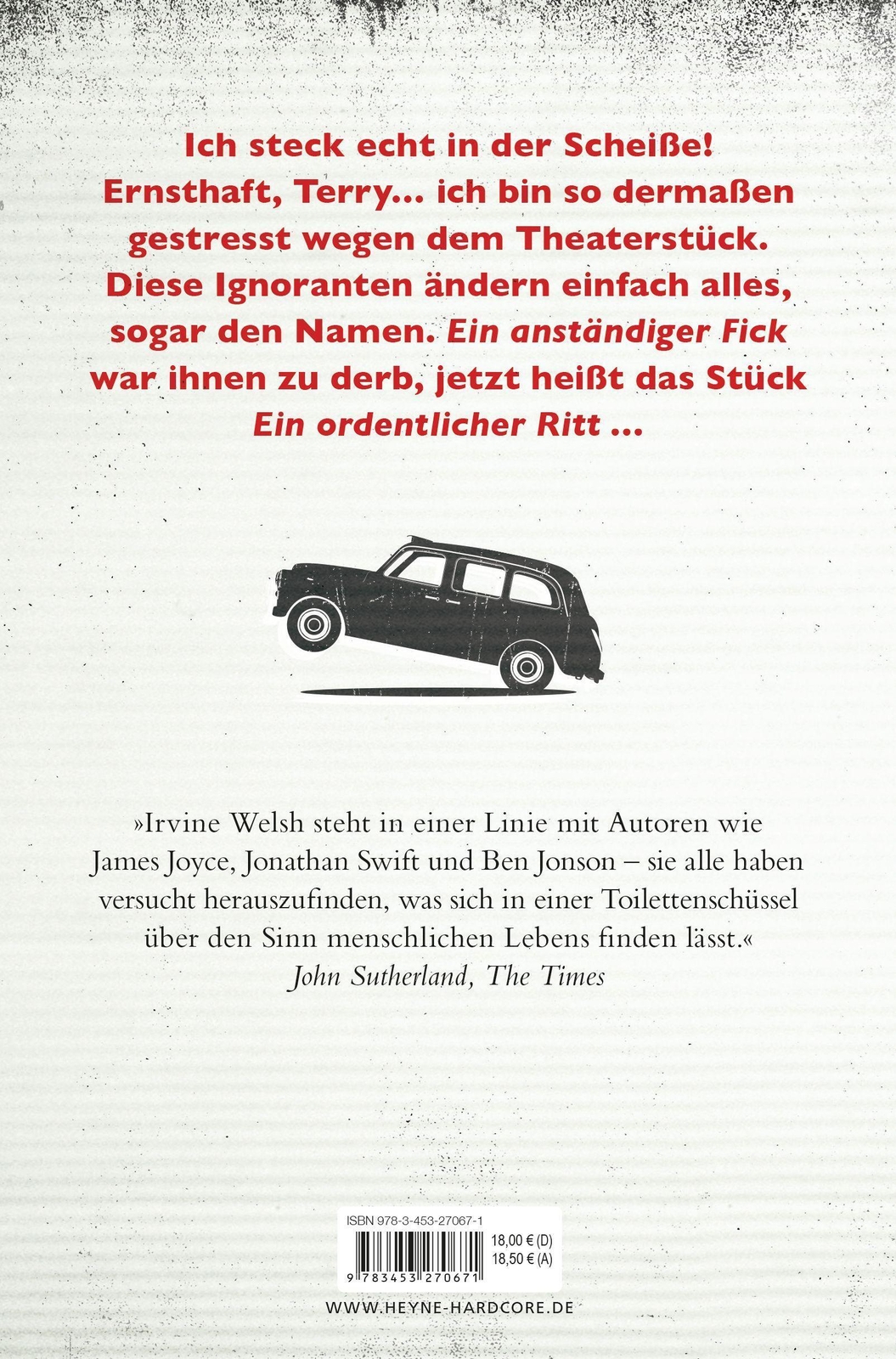 Thumbnail - Ein Ordentlicher Ritt Irvine Welsh Taschenbuch 448 S. Deutsch 2016
