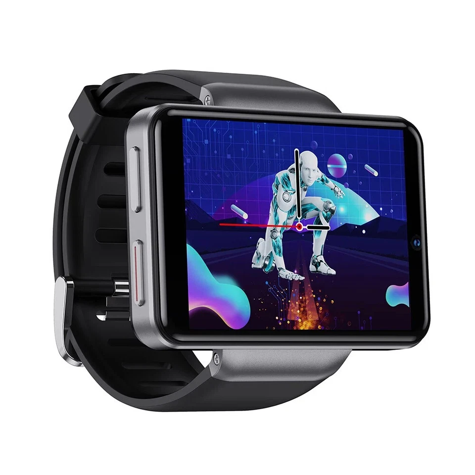 DM101 Big Screen Android 4G Smart Watch for Men Women Dual Camera GPS, WiFi - Image 3 of 4
