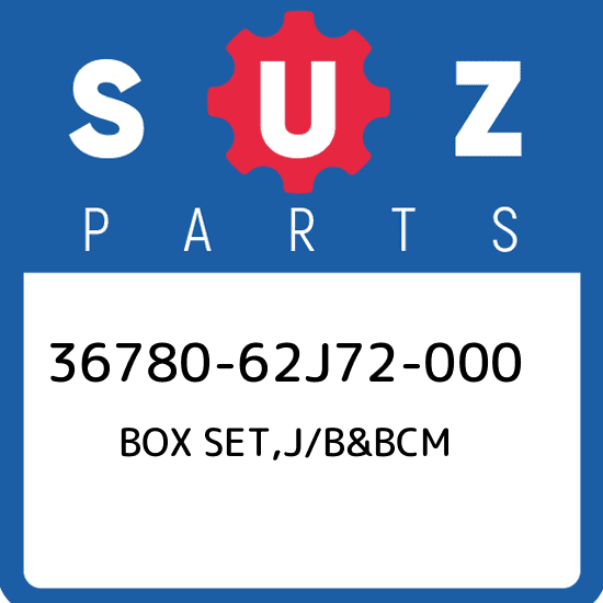36780-62J72-000 Suzuki Box set,j/b&bcm 3678062J72000, New 36780-62J72-000 Suzuki Box set,j/b&bcm 3678062J72000, New