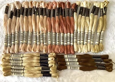 Anchor Stranded Sticktwist Mouline Cotton Floss Lot of 37 Asst Color Series 880