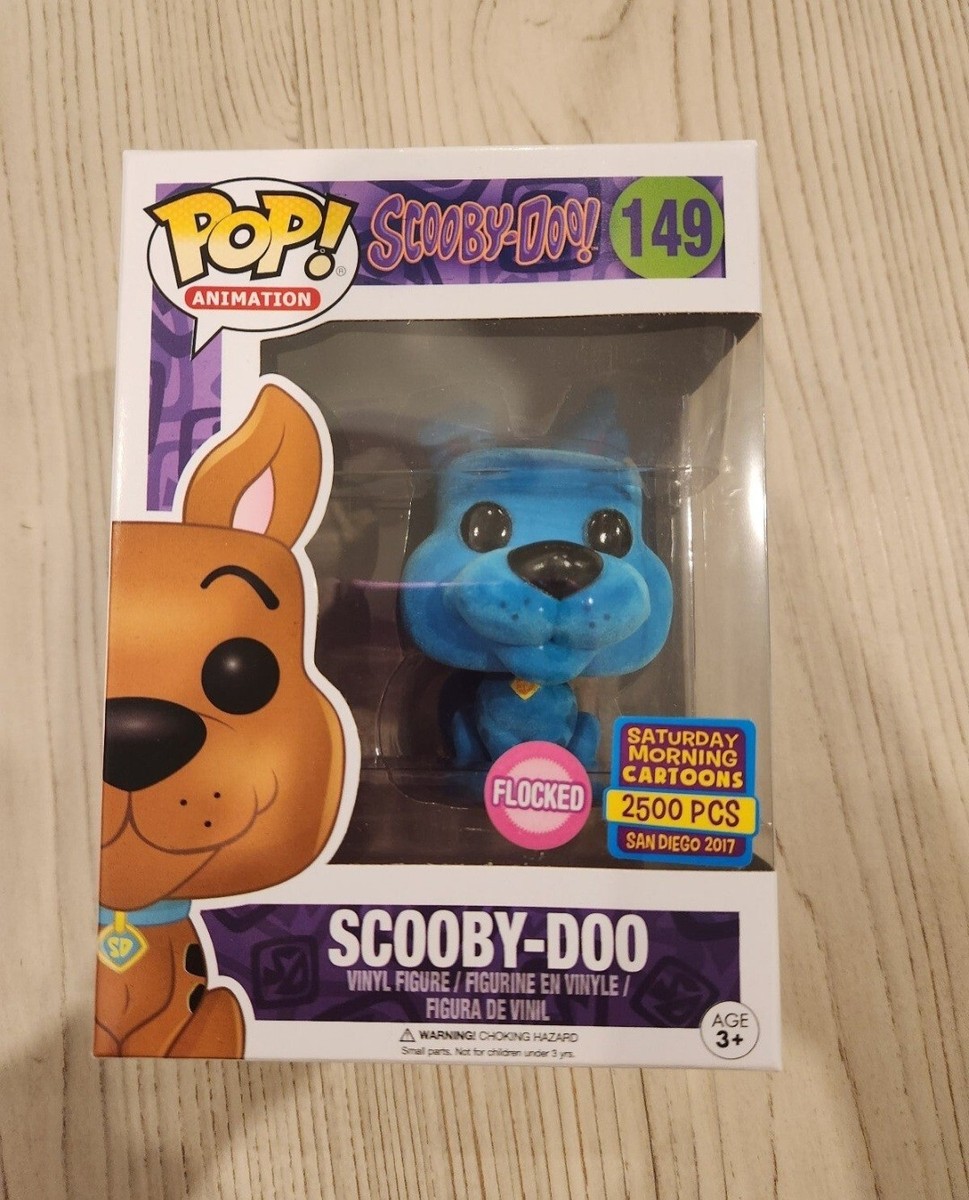 Funko Pop! Scooby-Doo (Flocked) (Blue) #149, 2,500 pcs, Vaulted