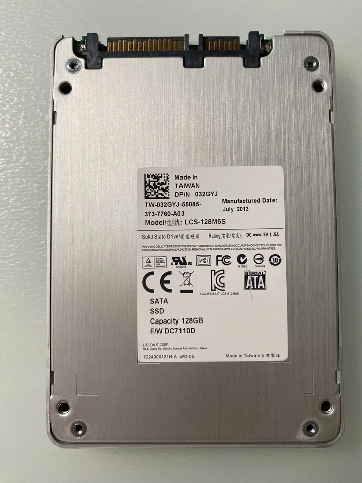 128GB 2.5" LITE-ON SSD WITH PRELOADED MAC OS MONTEREY - Image 3 of 4