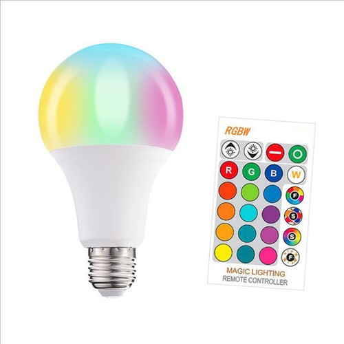 16 Colour Light Bulb RGB LED Bayonet Controlled Screw Lamp Light B22 E27 - Picture 8 of 14
