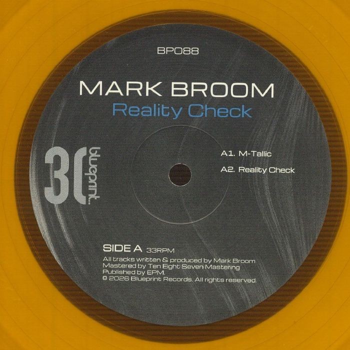BROOM, Mark - Reality Check - Vinyl (limited translucent yellow vinyl 12"")