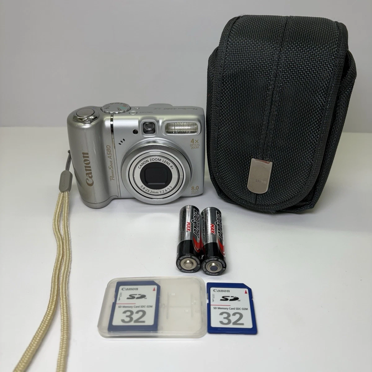 Canon Powershot A580 Digital Cameras with Built - in Flash for