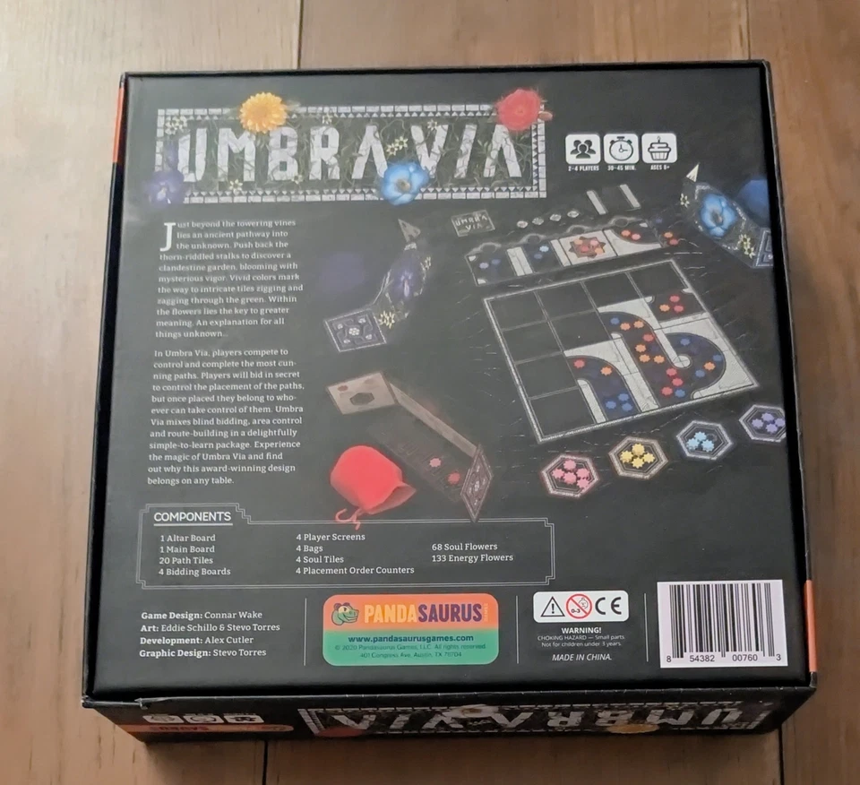 Umbra Via Board Game - PandaSaurus (2020) Complete & VGC - Image 2 of 4