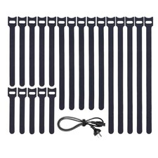 200 PCS Reusable Fastening Cable Ties 4 6 8 10 inch Black 4 6 8 10 Inch 
