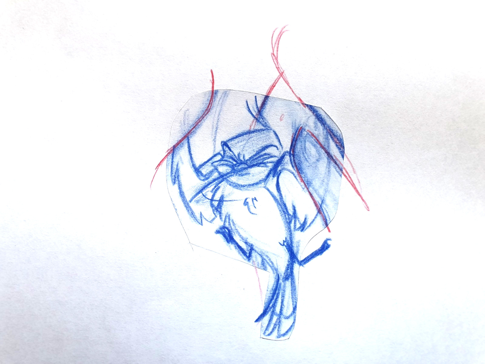 Pocahontas - Flit : Original animation production drawing (1995)