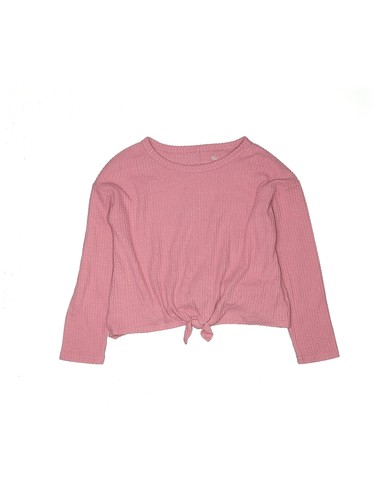 SO Girls Pink Pullover Sweater L Youth