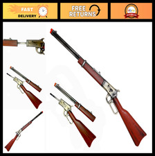42.5" Western Lever-Action Foam Prop - Wood-Tone Cosplay Display for LARP, Costu